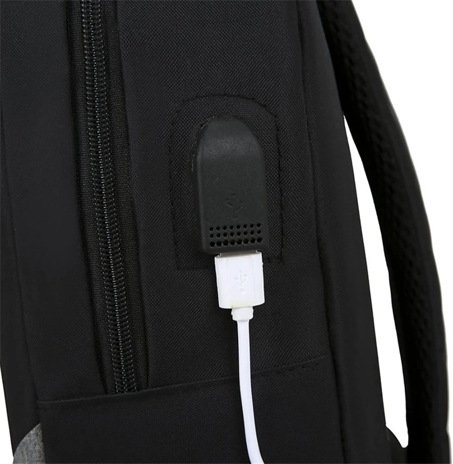 Anti Theft Backpack with Secured Zipper Transparent Practical Large Capacity Zipper Backpacks Carry on Backpack(Blue)