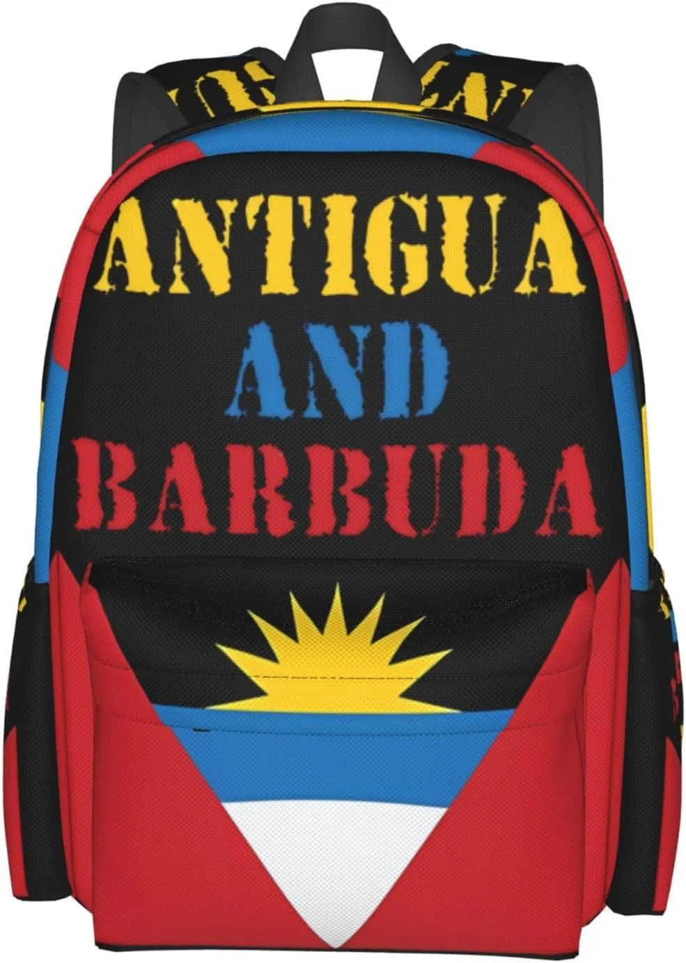 Antigua and Barbuda Flag Laptop Backpack Work Travel Backpacks Business Rucksack Casual Outdoor Daypack with Adjustable Strap Bags for Sports Office Gym Hiking