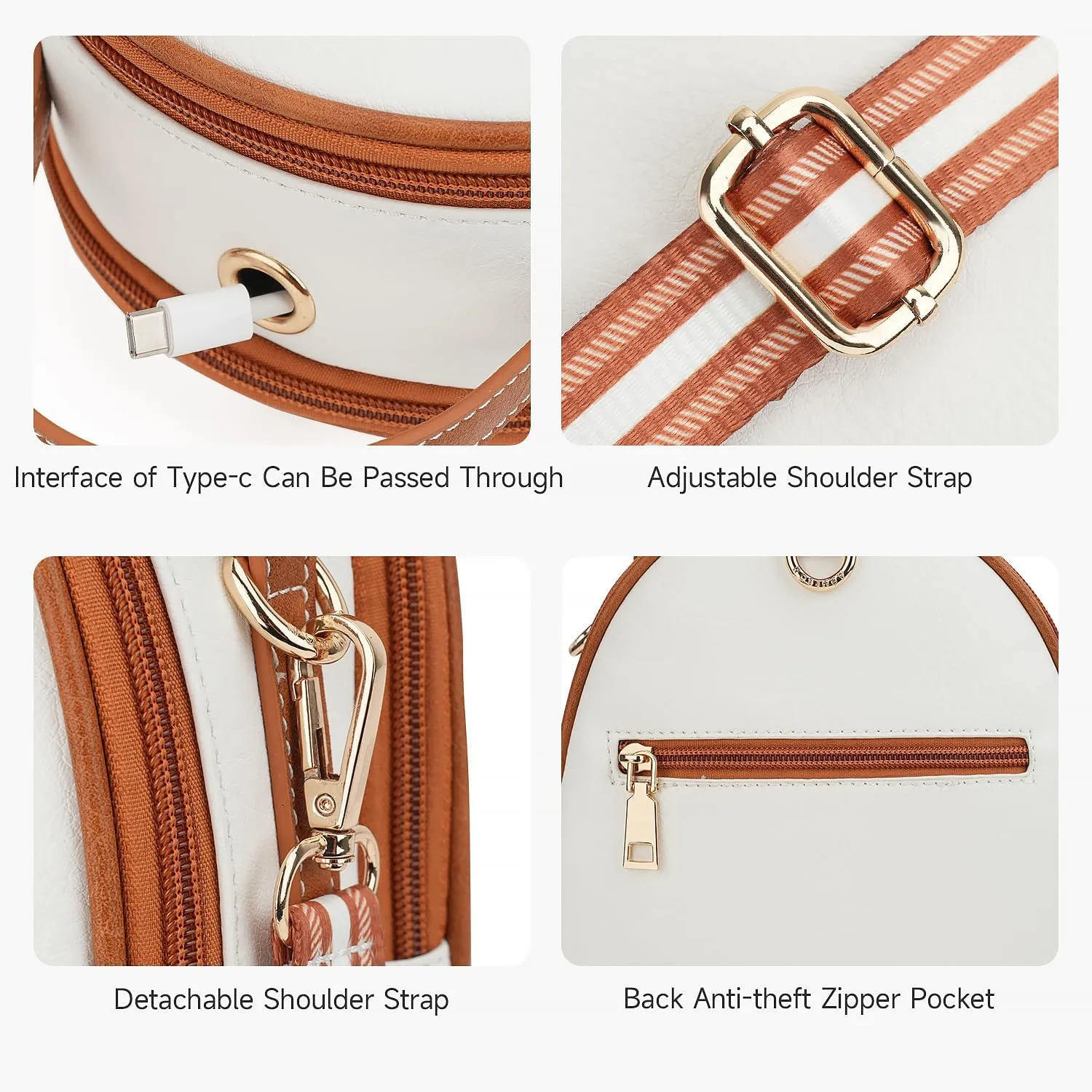 APHISON Small Backpack Purse for Women Cute Mini Backpacks PU Leather Crossbody Shoulder Bags Multifunctional Handbags
