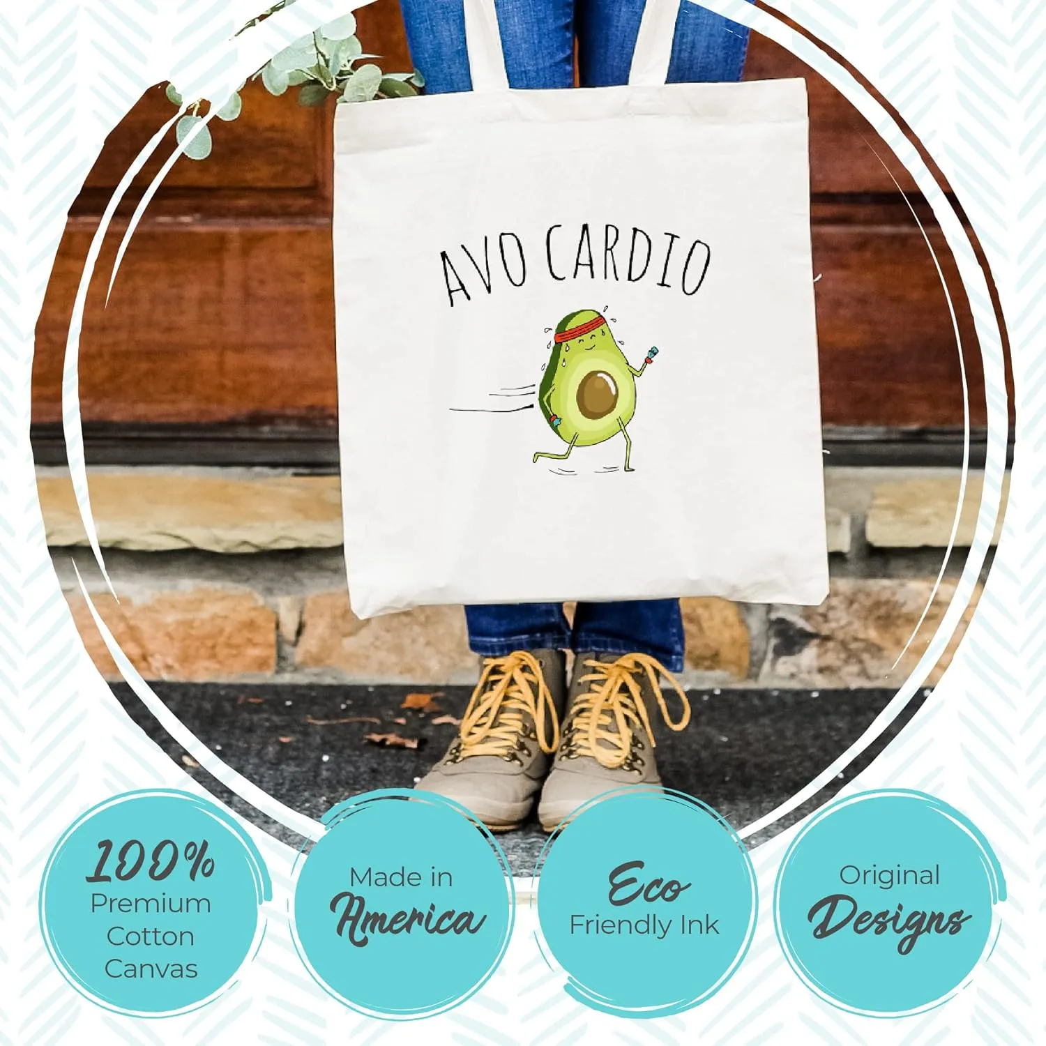 Aquarius - People Person Who Dislikes People, 100% Cotton Canvas, Natural Tote Bag, Full-Color Tote, Funny Design