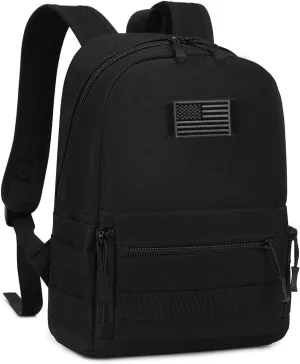 ArcEnCiel 10L Kid's Tactical Backpack Waterproof Daypack Molle Bag for Outdoor Hiking Camping Trekking Hunting with Patch