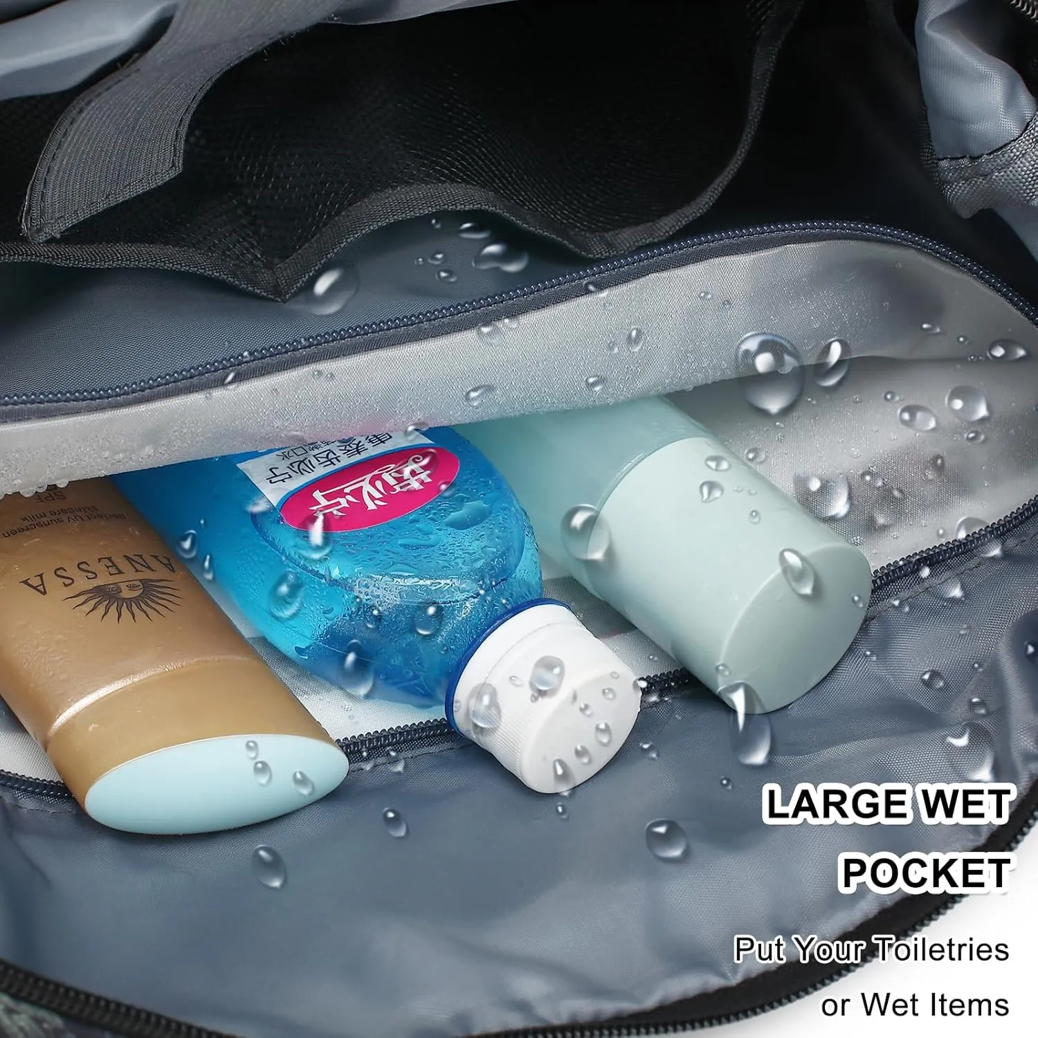 AROME Weekender Bags for Women, Travel Duffel Bag Overnight Weekend Bag Sports Gym Tote Bag with Wet Pocket & Flight Approved
