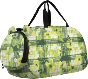 Art Gym Duffel Bag with Shoes Compartment Large Capacity Carry On Bag for Beach Swim Bags Pool Sports