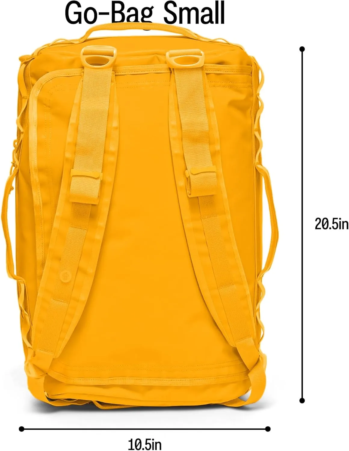 Baboon to the Moon Small Duffle Bag – Small Gym Bag, Travel Duffel Bags for Women and Men, Duffle Bag for Travel, Backpack, Overnight Bag (Yellow)