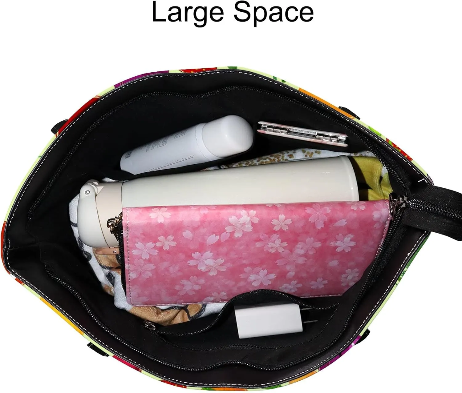 Background Tote Bag for Women Leather Handbags Women's Crossbody Handbags