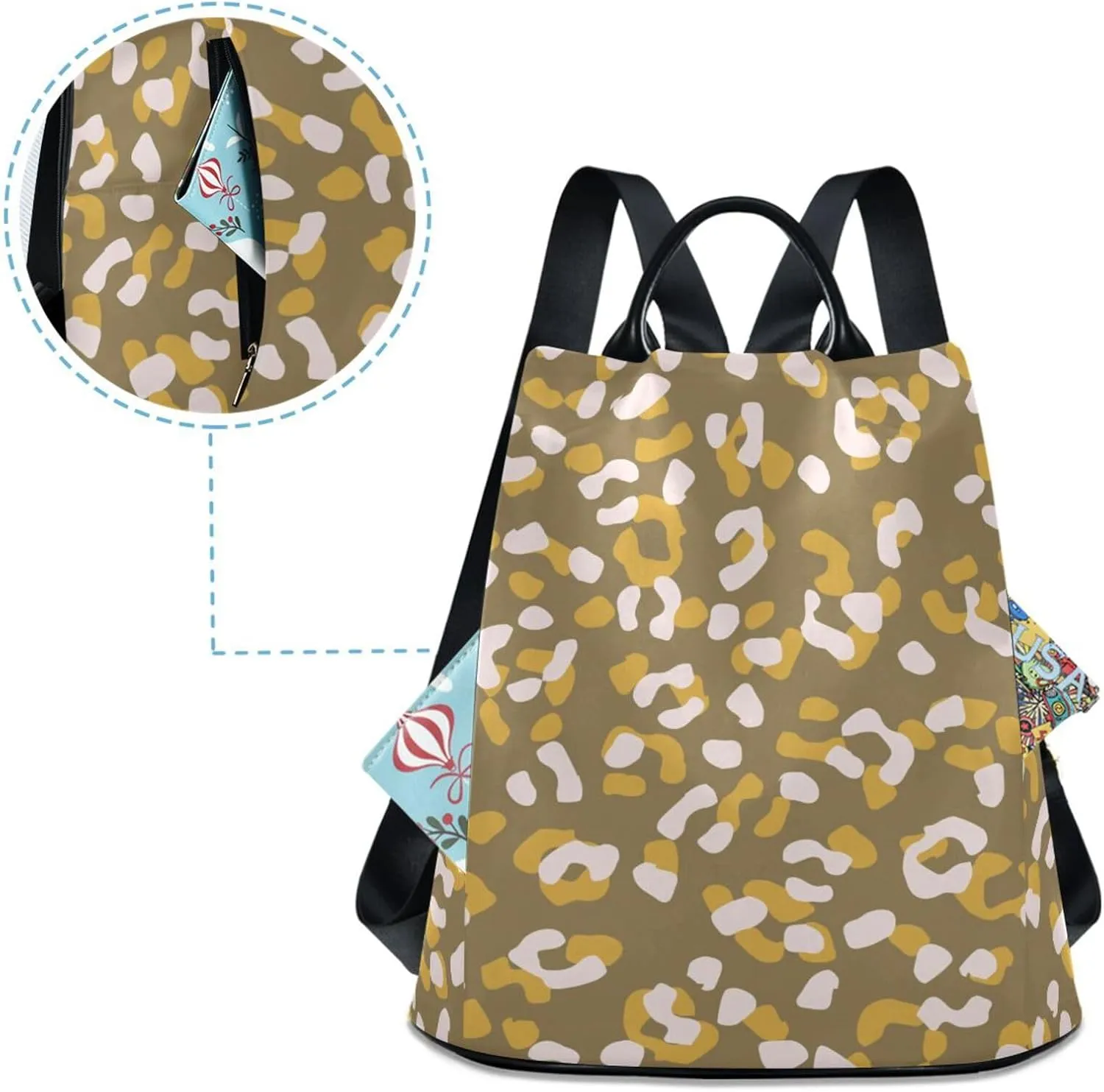 Backpack for Women Fashion Casual Daypack Backpack Small Backpack Purse for Outing Shopping Traveling