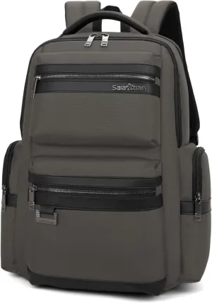 Backpack Multiple Compartmentalized Storage Business Computer Bag,waterproof, for Men & Women, Black (Grey)