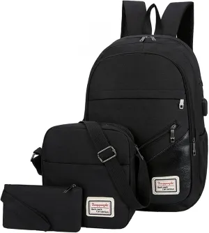 Backpack Purse for Women Medium Size Lightweight Travel School Shoulder Bags Designer Backpack Purse for Women(Black)
