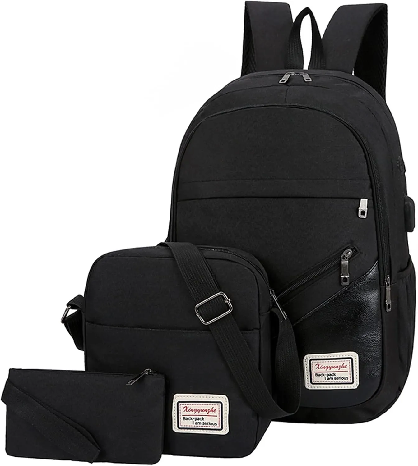 Backpack Purse for Women Medium Size Lightweight Travel School Shoulder Bags Designer Backpack Purse for Women(Black)