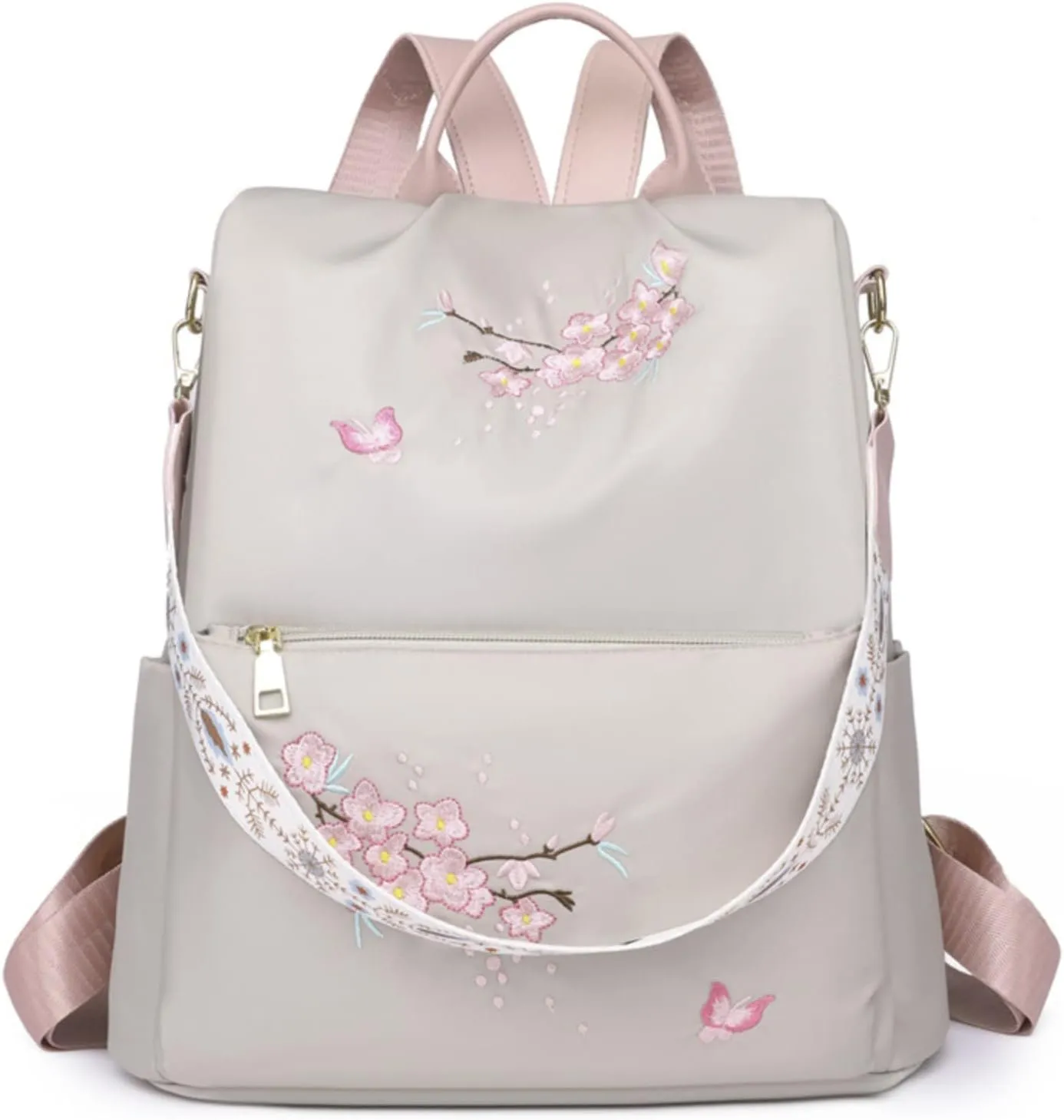 Backpack Purse for Women Medium Size Transparent Practical Large Capacity Zipper Backpacks Mini Purses for Women