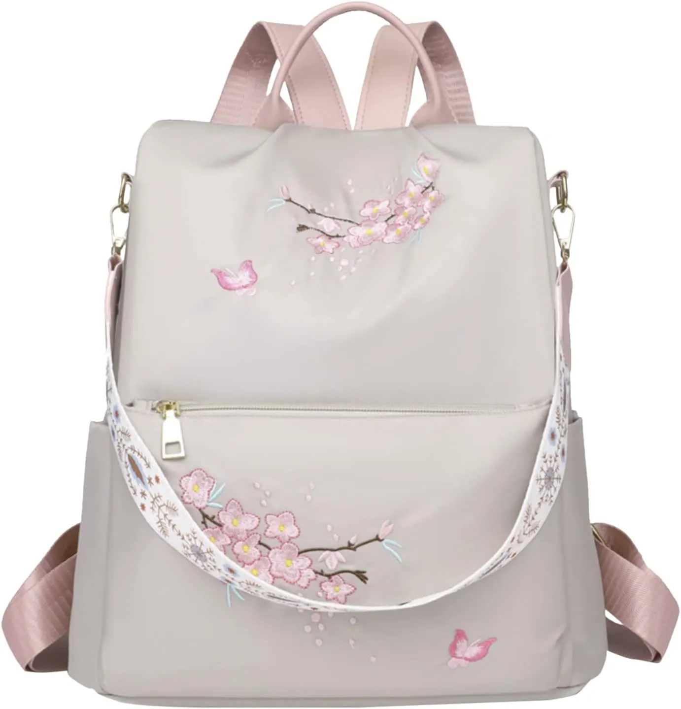 Backpack Purse for Women Medium Size Transparent Practical Large Capacity Zipper Backpacks Mini Purses for Women