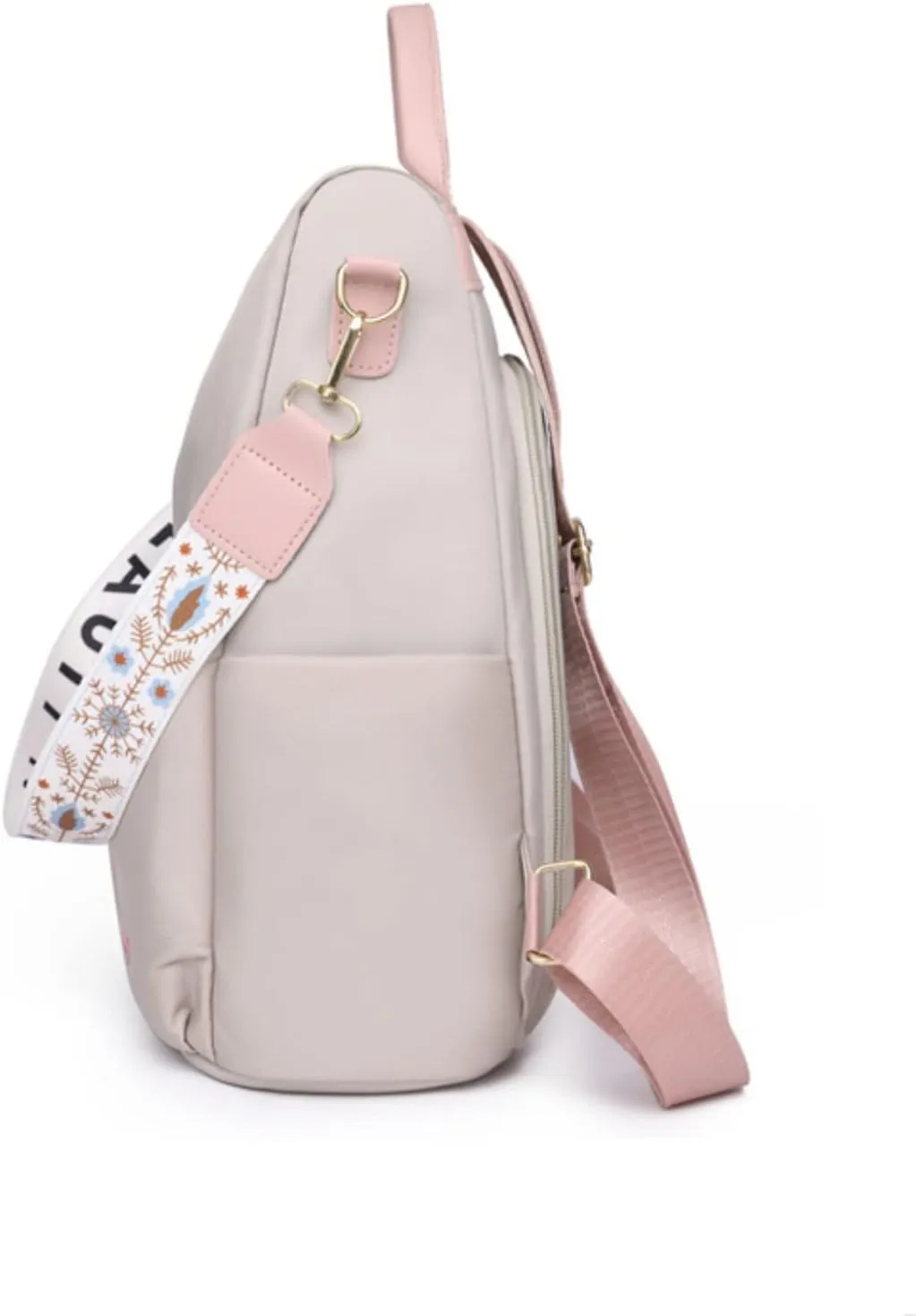 Backpack Purse for Women Medium Size Transparent Practical Large Capacity Zipper Backpacks Mini Purses for Women