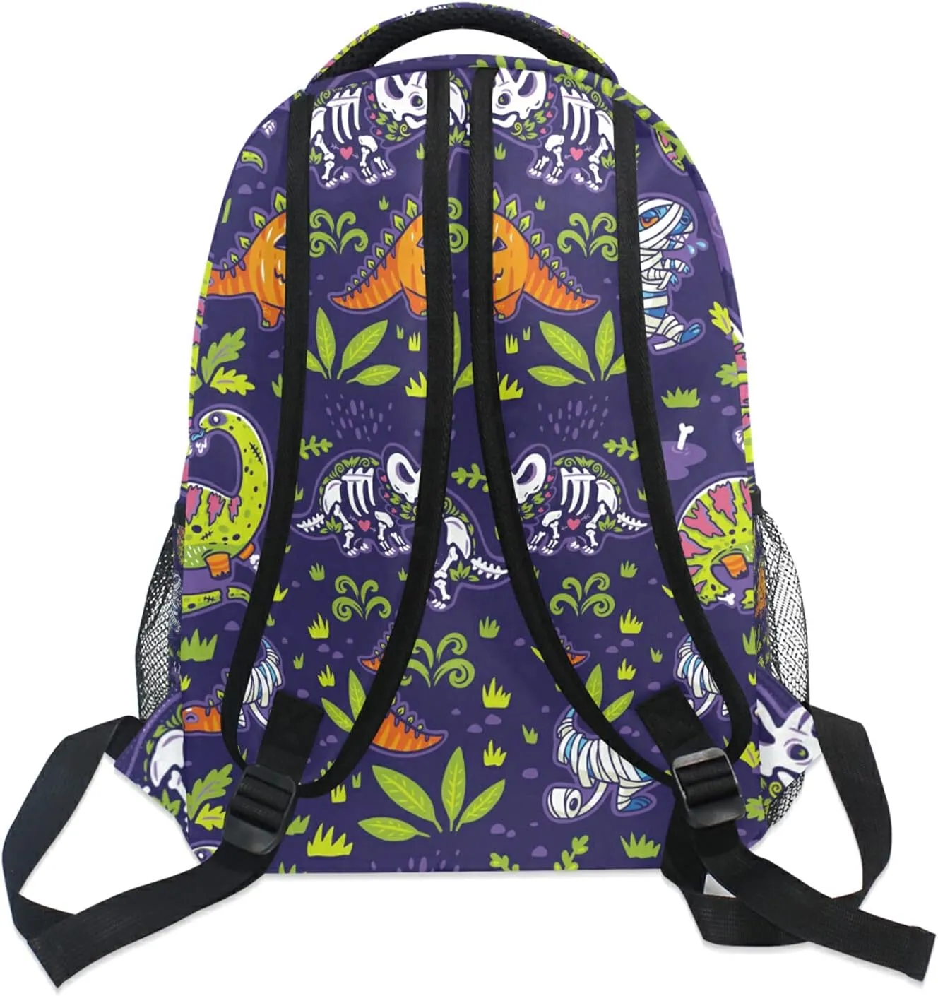 Backpack Travel Halloween Dinosaurs School Bookbags Shoulder Laptop Daypack College Bag for Womens Mens Boys Girls