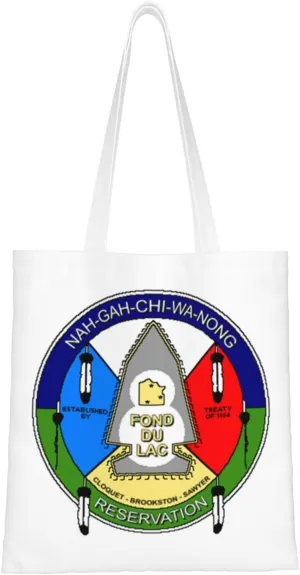 Bandera Fond Du Lac Tote Bag for Women Canvas Shopping Bags Reusable Large Capacity Casual Shoulder Handbags Grocery Bags DIY Gift Bags