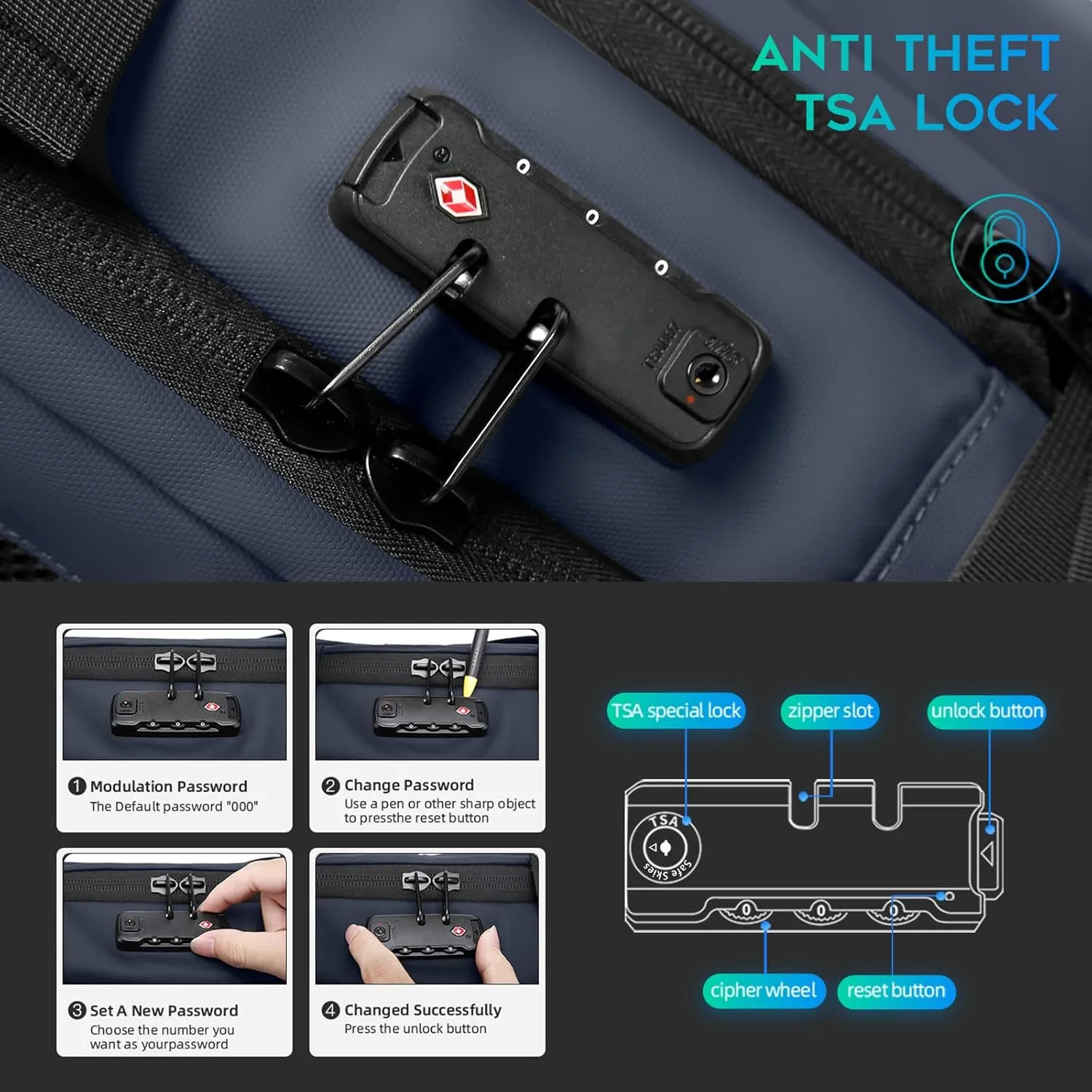 BANGE Airback Backpack with Anti-Theft Vacuum Compression Travel Backpack,Expandable Backpacks with Pump for Airplanes