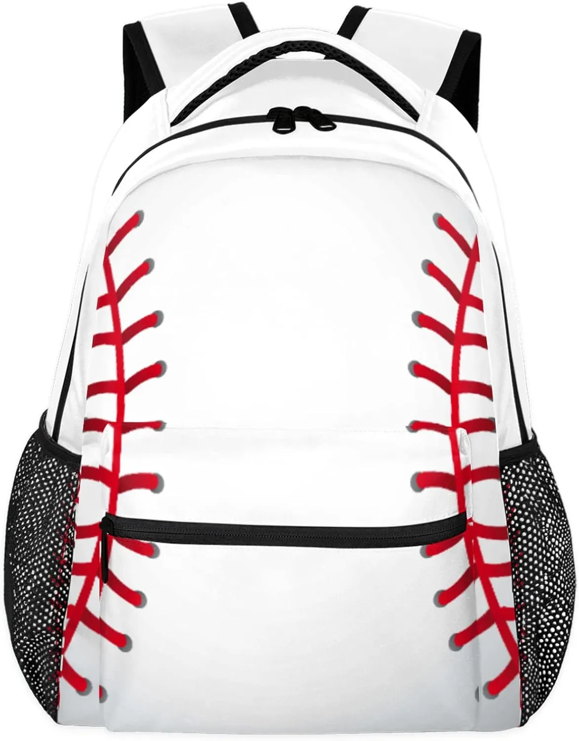 Baseball Backpacks for Girls Kids Boys, Sports Ball Print Casual Lightweight School Bags Laptop Backpack Student College Bookbag Travel Hiking Daypack
