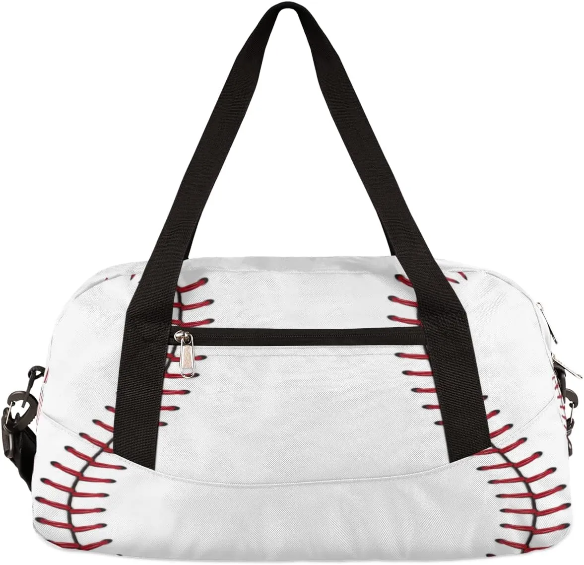 Baseball Lace Sport Ball Kids Duffel Bag for Girls Boys Sport Gym Bag Small Overnight Weekender Tote Bag Teen Dance Bag for Traveling Gymnastic