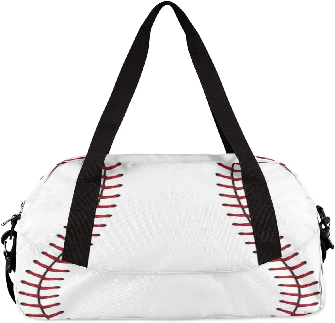 Baseball Lace Sport Ball Kids Duffel Bag for Girls Boys Sport Gym Bag Small Overnight Weekender Tote Bag Teen Dance Bag for Traveling Gymnastic