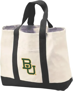 Baylor Tote Bag or OFFICIAL Canvas Baylor University Totes