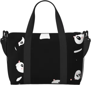 Be Calm Do Yoga Travel Bag for Women Men Weekender Bags Carry on Overnight Bag Tote Bag Yoga Gym Bag for Gym, Work, Travel, Weekend, Personal Items