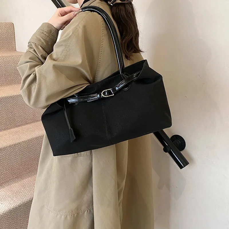 Big PU Leather Underarm Bags for Women