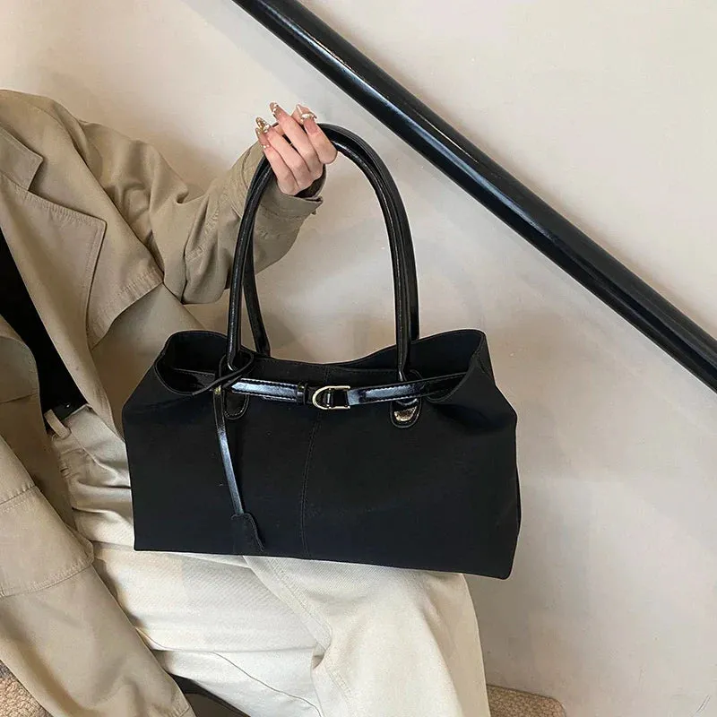 Big PU Leather Underarm Bags for Women