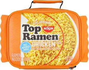 Bioworld Nissin Top Ramen Lunch Box The Original Chicken Flavor Ramen Noodle Insulated Lunch Bag Lunch Tote