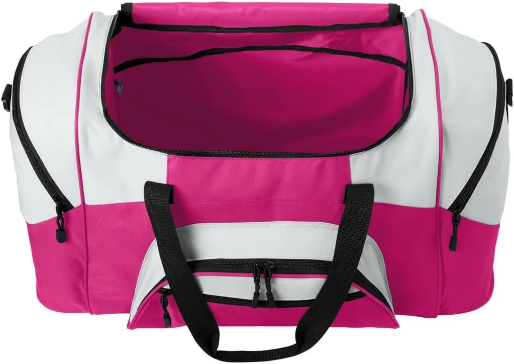 Boise State Suitcase Duffel Bag Large Boise State University Duffle for Travel or Sports Gear Bag (Pink)