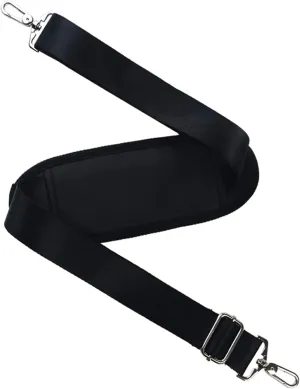 BOMKEE 59" Briefcase Shoulder Strap Universal Replacement Adjustable Bag Straps with Metal Swivel Hooks Bag Strap for Laptop, Camera, Duffle, Sports, Travel, Messenger Bags/Crossbody Bag (Black)