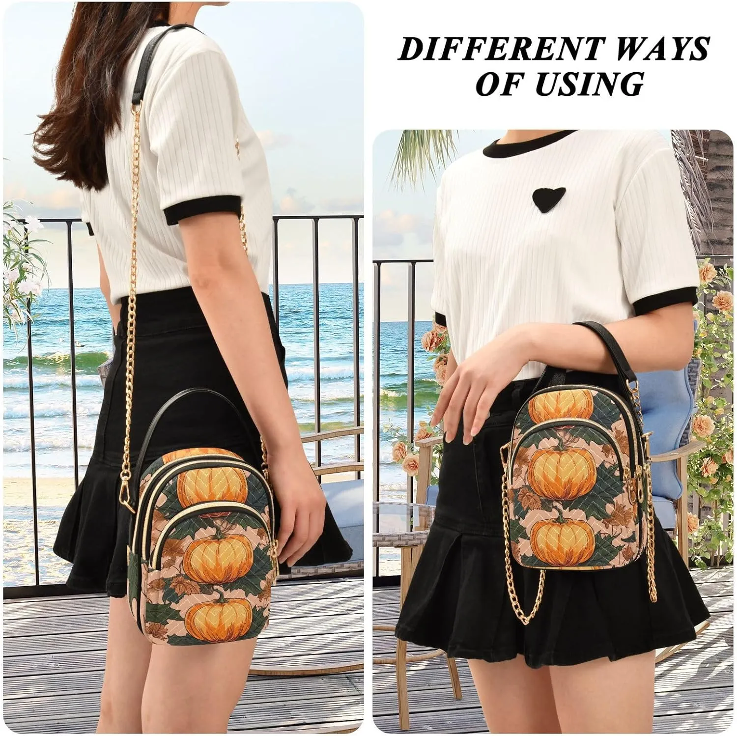 Botanical Beige Lemons Women's Purses Crossbody, Womens Crossbody Travel Purse, Stylish Crossbody Bags for Travel