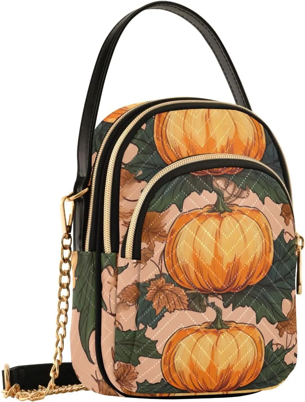 Botanical Beige Lemons Women's Purses Crossbody, Womens Crossbody Travel Purse, Stylish Crossbody Bags for Travel