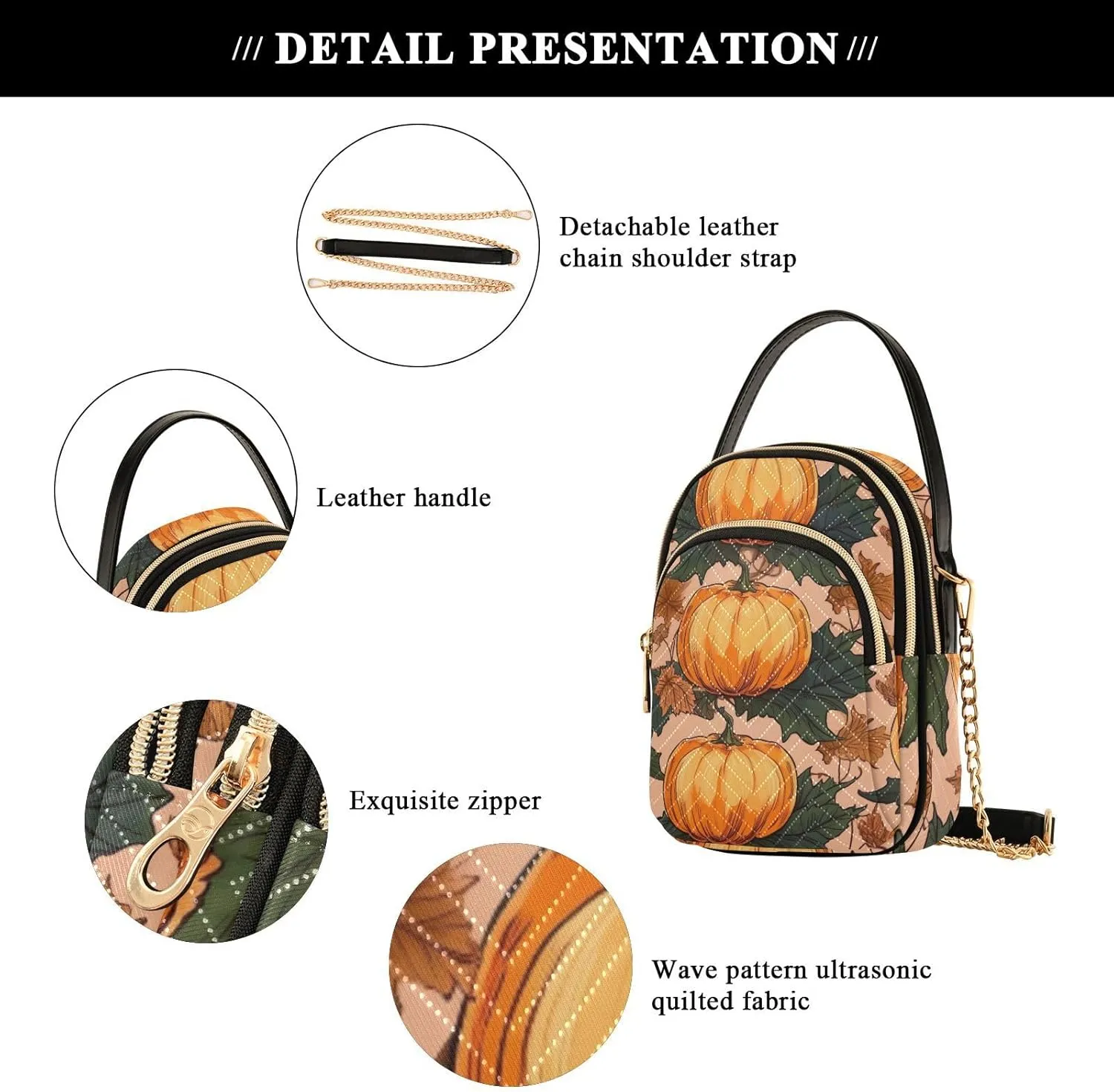 Botanical Beige Lemons Women's Purses Crossbody, Womens Crossbody Travel Purse, Stylish Crossbody Bags for Travel
