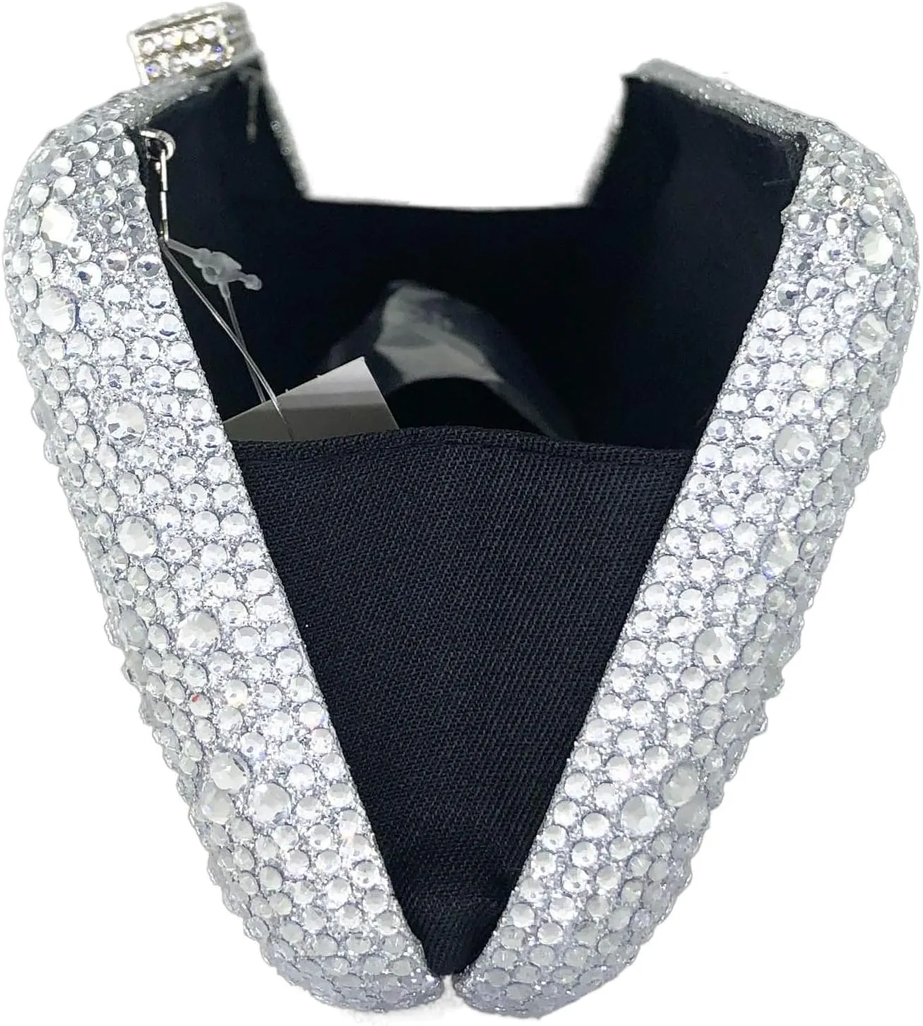 Boutique De FGG Bling Crystal Clutch Purse for Women Formal Evening Handbags Wedding Party Bridal Rhinestone Clutch Bag,Mini