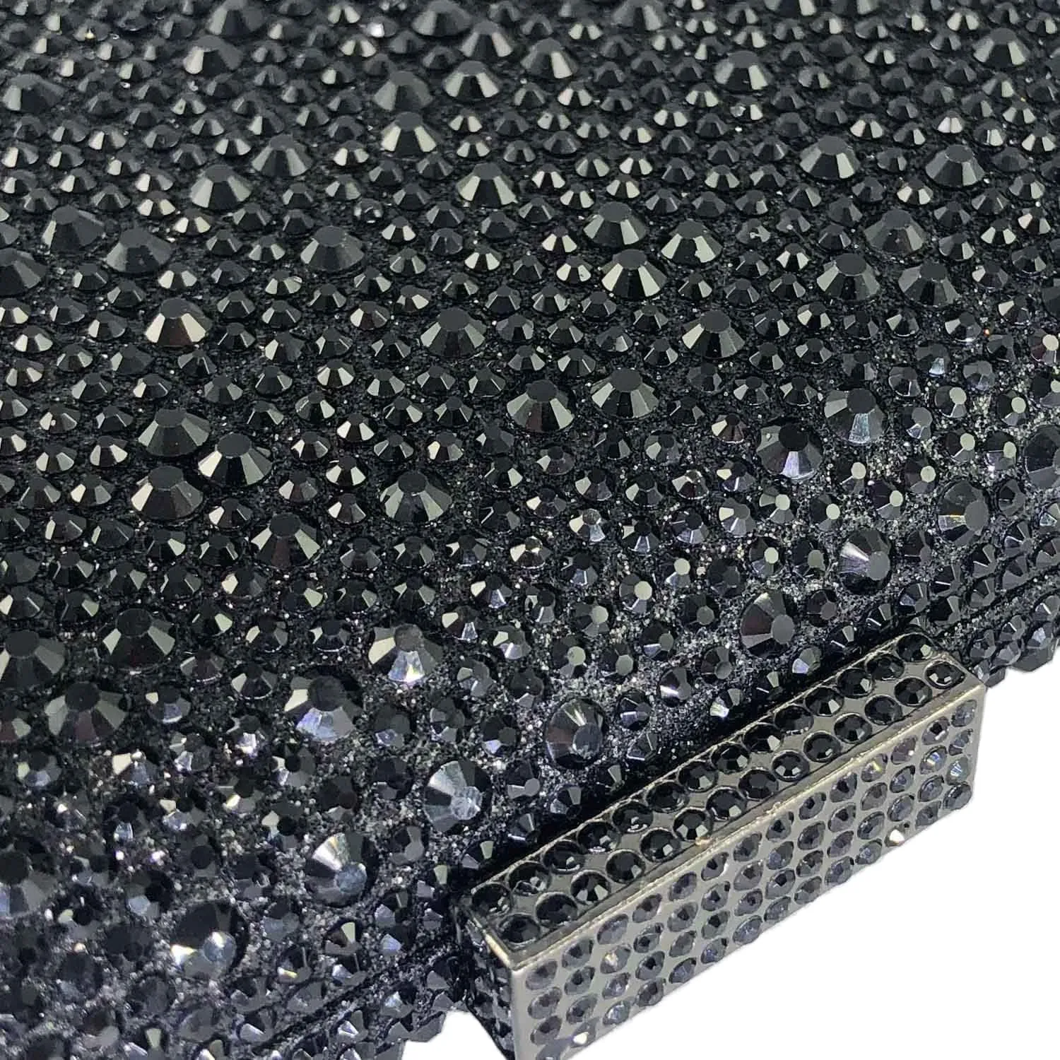 Boutique De FGG Bling Crystal Clutch Purse for Women Formal Evening Handbags Wedding Party Bridal Rhinestone Clutch Bag,Mini