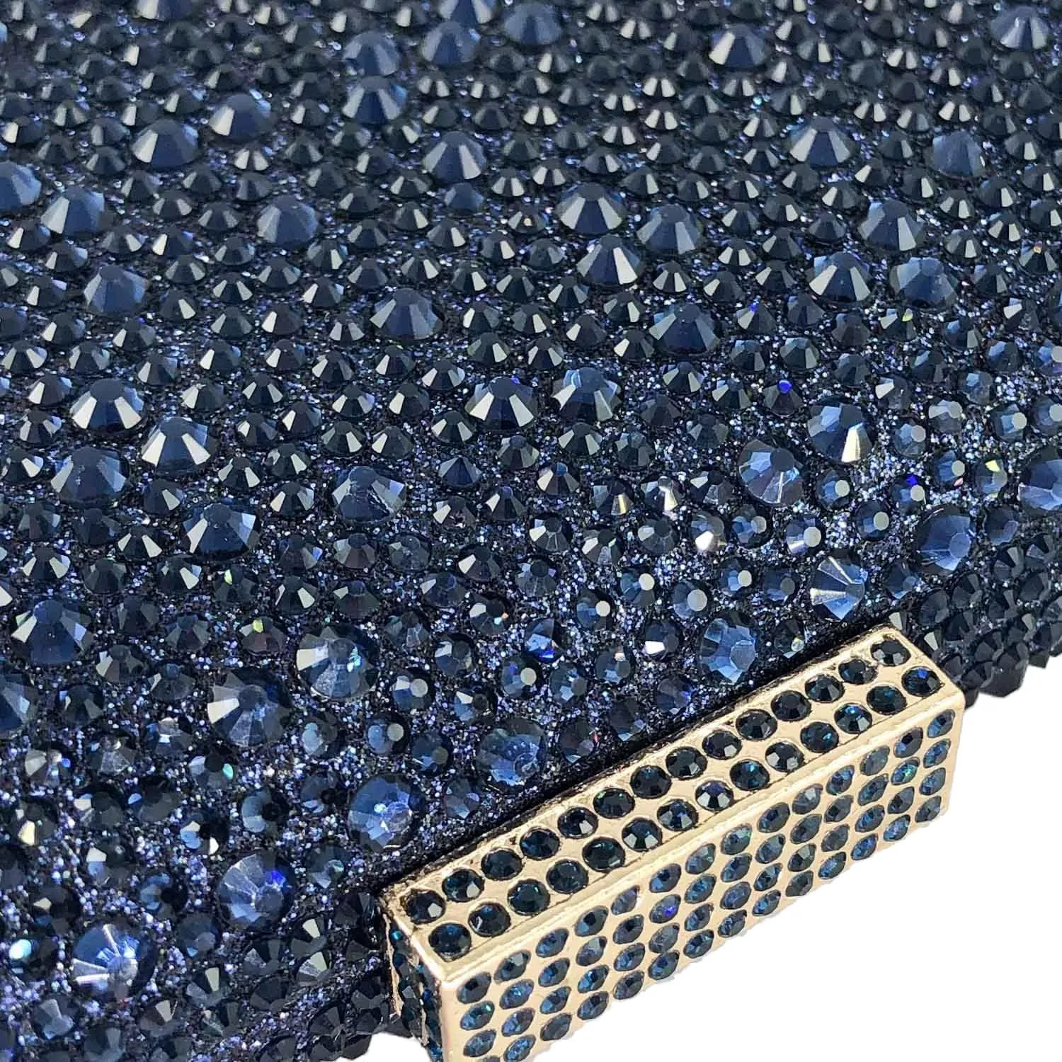 Boutique De FGG Bling Crystal Clutch Purse for Women Formal Evening Handbags Wedding Party Bridal Rhinestone Clutch Bag,Mini
