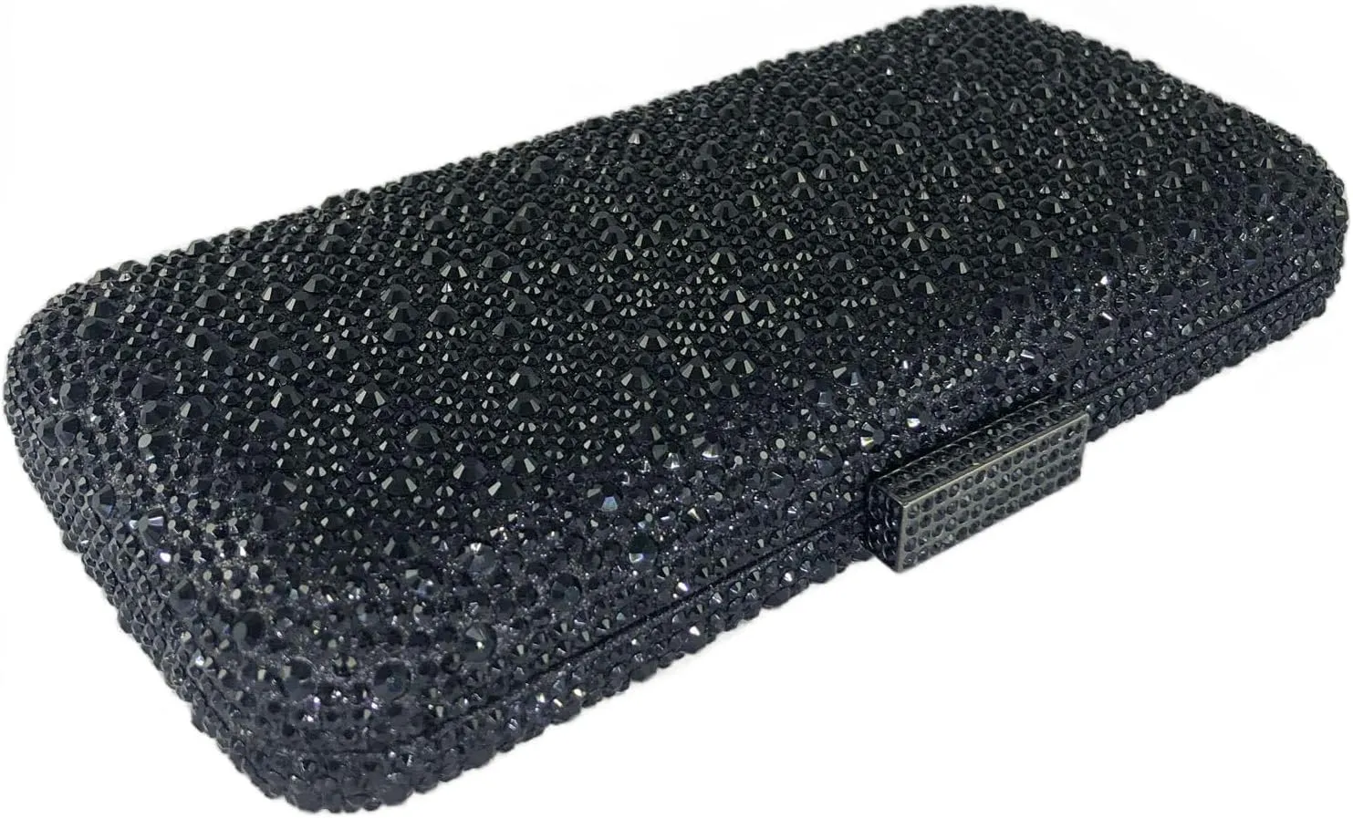 Boutique De FGG Bling Crystal Clutch Purse for Women Formal Evening Handbags Wedding Party Bridal Rhinestone Clutch Bag,Mini