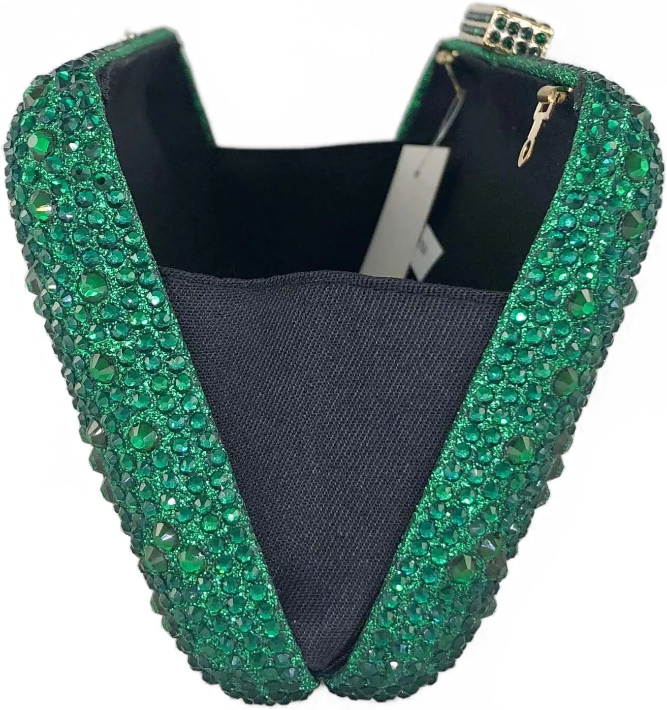 Boutique De FGG Bling Crystal Clutch Purse for Women Formal Evening Handbags Wedding Party Bridal Rhinestone Clutch Bag,Mini