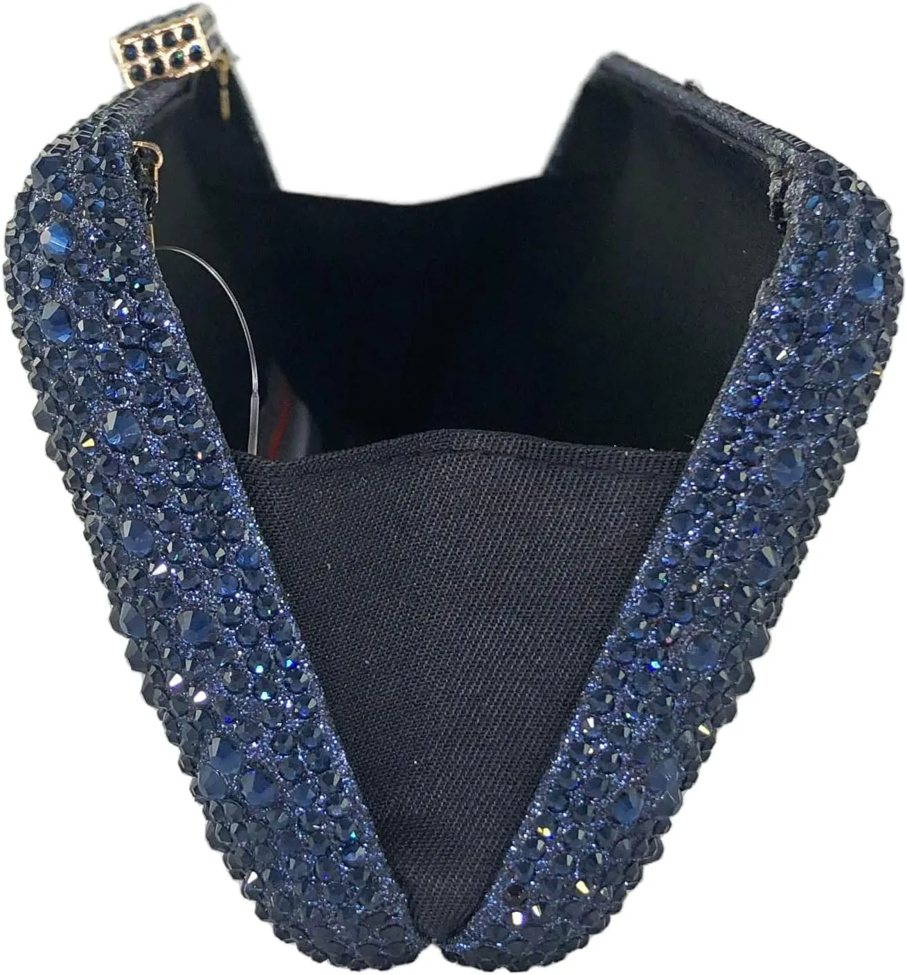 Boutique De FGG Bling Crystal Clutch Purse for Women Formal Evening Handbags Wedding Party Bridal Rhinestone Clutch Bag,Mini