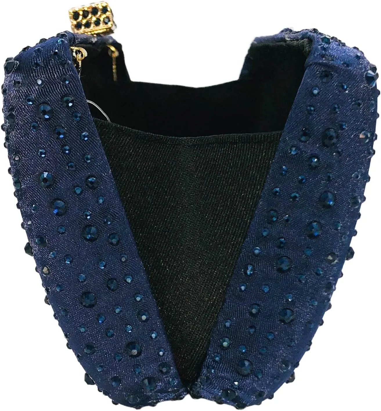 Boutique De FGG Elegant Women Crystal Clutch Purse Formal Evening Bags Wedding Handbags Cocktail Rhinestone Clutch Purse,Mini