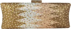 Boutique De FGG Long Evening Bags and Clutches for Women Formal Party Rhinestone Handbags Wedding Crystal Clutch Purse,Mini