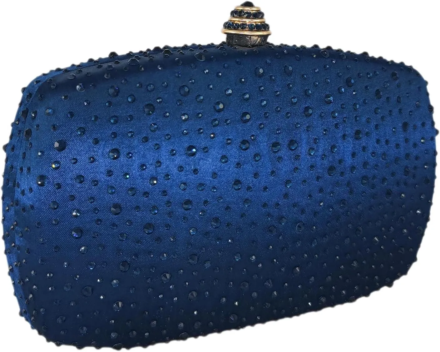 Boutique De FGG Women's Crystal Clutch Evening Bag Bride Handbags for Wedding Party Diamond Rhinestone Clutch Purse,Mini,Mini