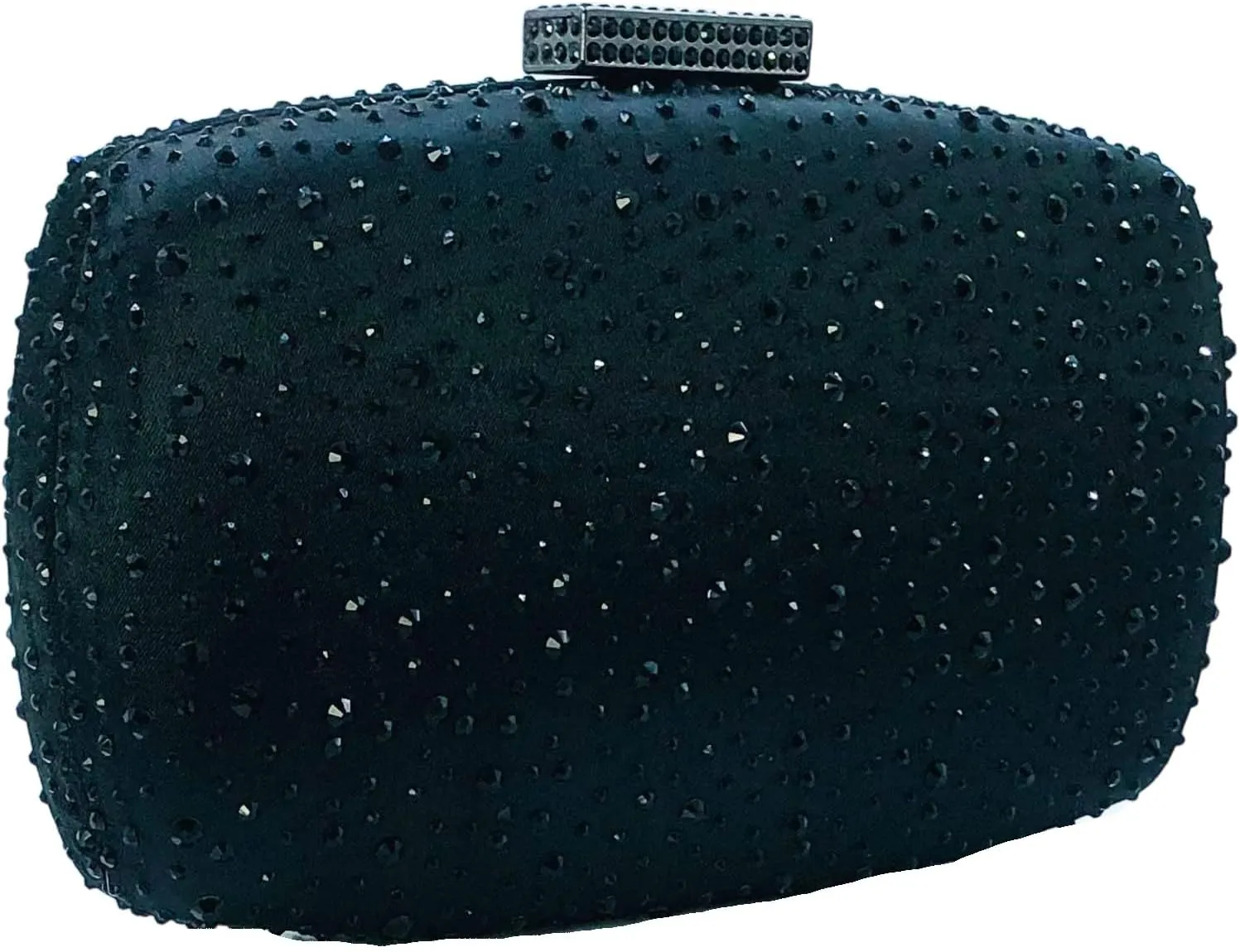 Boutique De FGG Women's Crystal Clutch Evening Bag Bride Handbags for Wedding Party Diamond Rhinestone Clutch Purse,Mini,Mini