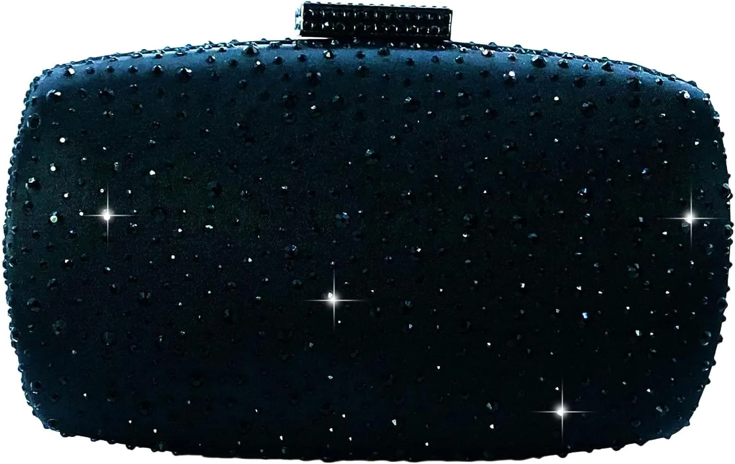 Boutique De FGG Women's Crystal Clutch Evening Bag Bride Handbags for Wedding Party Diamond Rhinestone Clutch Purse,Mini,Mini
