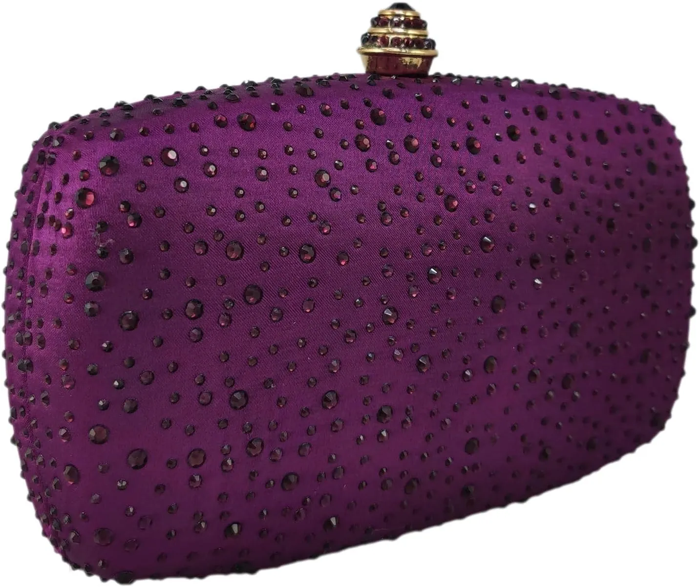 Boutique De FGG Women's Crystal Clutch Evening Bag Bride Handbags for Wedding Party Diamond Rhinestone Clutch Purse,Mini,Mini