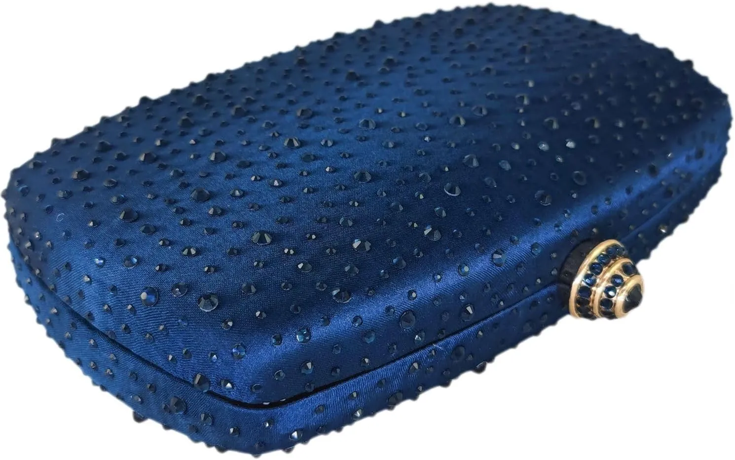 Boutique De FGG Women's Crystal Clutch Evening Bag Bride Handbags for Wedding Party Diamond Rhinestone Clutch Purse,Mini,Mini