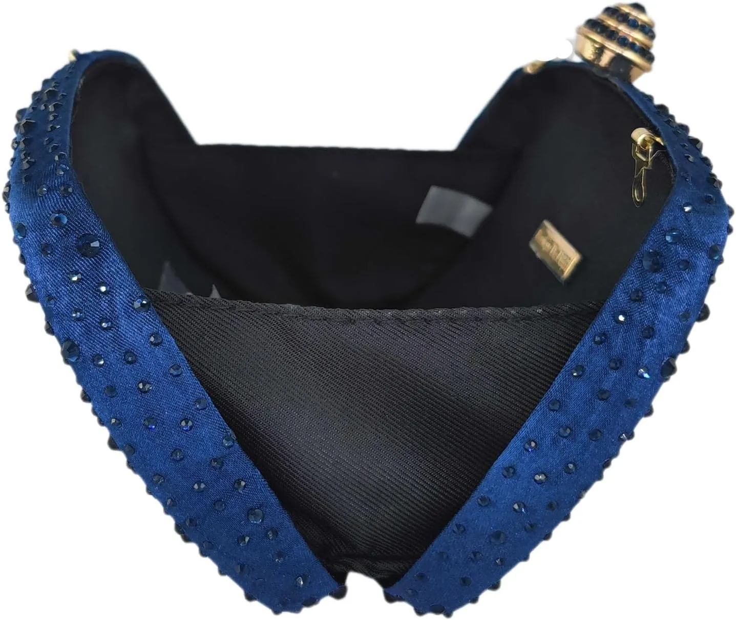 Boutique De FGG Women's Crystal Clutch Evening Bag Bride Handbags for Wedding Party Diamond Rhinestone Clutch Purse,Mini,Mini