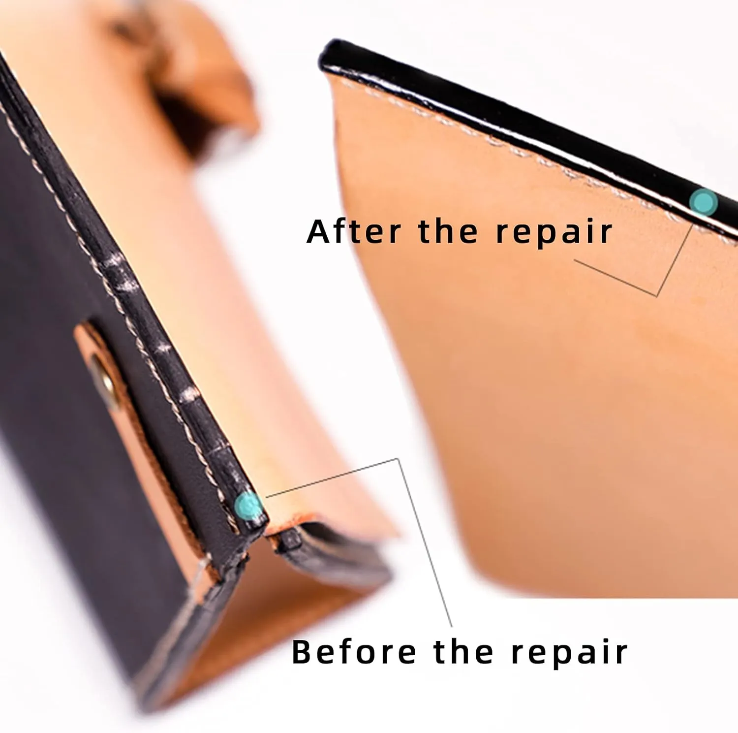 Break Leahter Art Leather Edge Paint,Color Coated Leather Frame, Wallet, Shoulder Bag, Backpack, Leather, Edge Repair, Leather Repair Tool