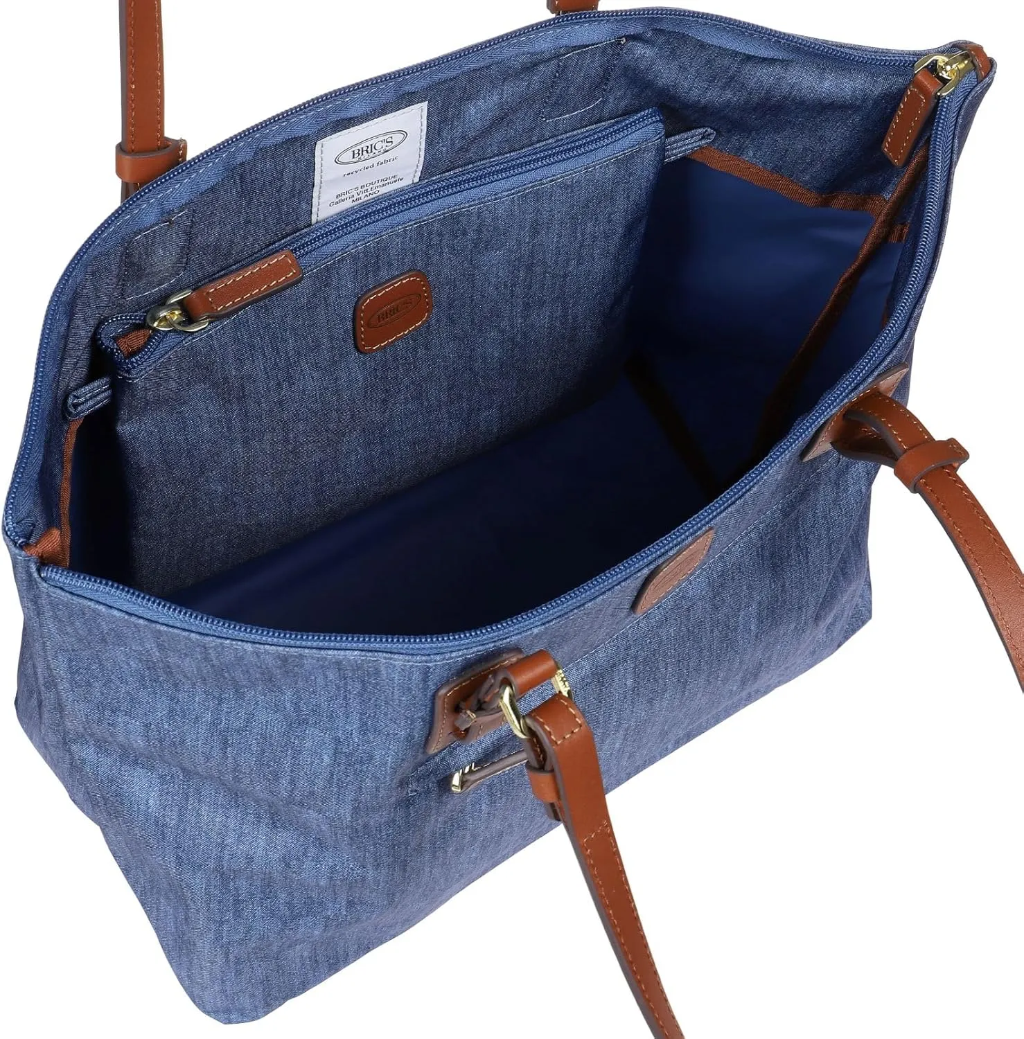 Bric's Sportina X-Bag - Large Tote Bag - 3-Way Shopper Shoulder Bag - X-Collection Designer Handbag for Travel and Work