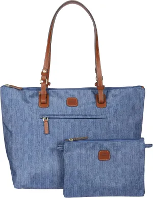 Bric's Sportina X-Bag - Large Tote Bag - 3-Way Shopper Shoulder Bag - X-Collection Designer Handbag for Travel and Work