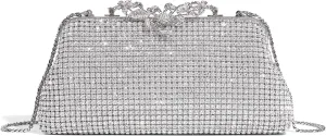 Bride Purse Evening Bag Women's Evening Handbags Wedding Rhinestone Clutch Fancy Sparkle Purse for Women Evening